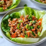 Delicious Quick Sesame Ginger Chicken Lettuce Wraps photo
