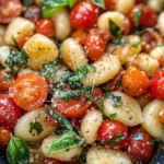 Homemade Quick Tomato Basil Gnocchi (5 Ingredients) photo