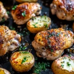Homemade Sheet-Pan Garlic Butter Chicken & Potatoes recipe photo