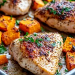 Homemade Sheet-Pan Maple Dijon Chicken & Sweet Potatoes recipe photo