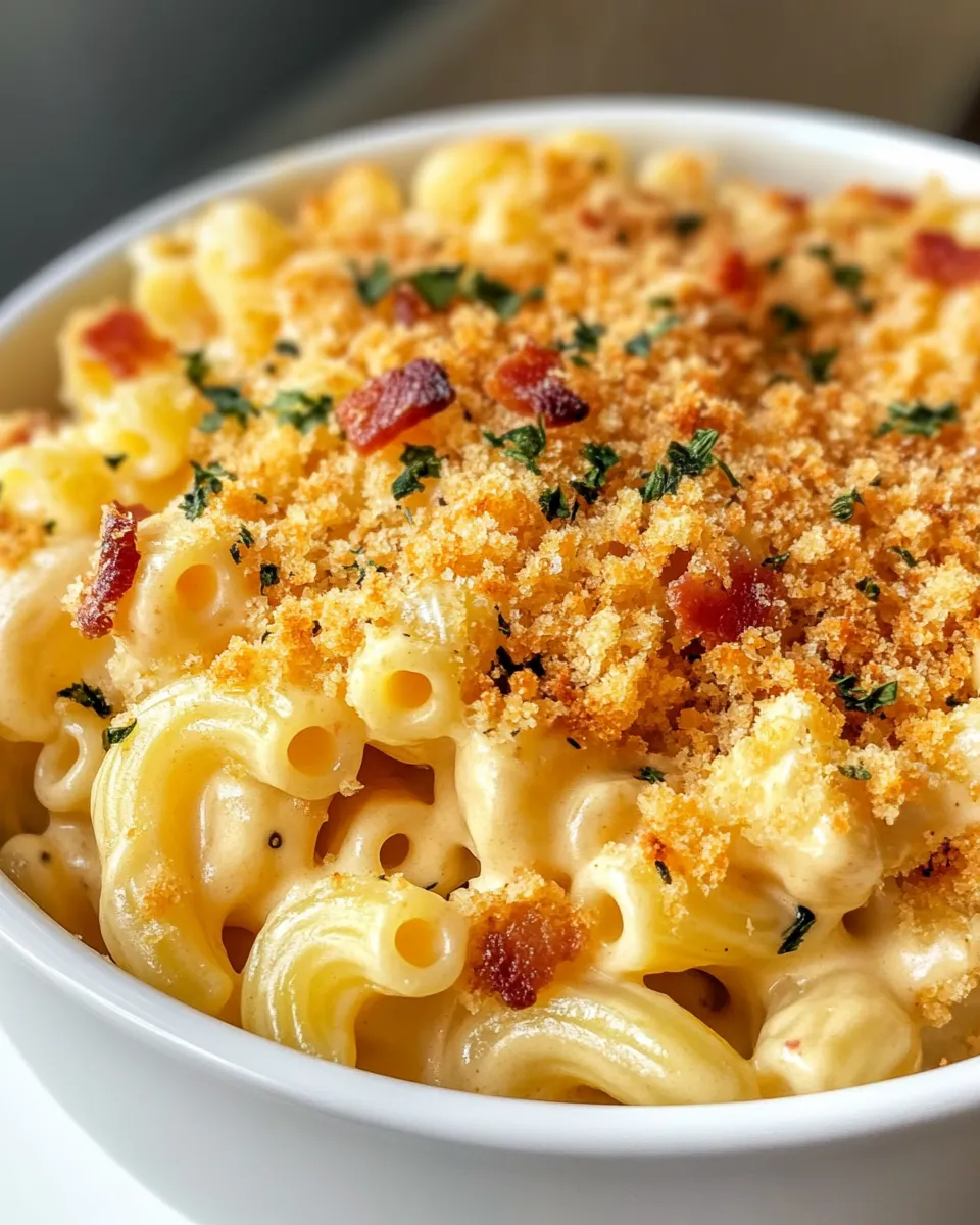 Classic Skillet Baked Mac & Cheese (Extra Crispy Top) dish photo