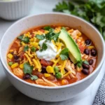 Homemade Slow Cooker Chicken Enchilada Soup recipe photo