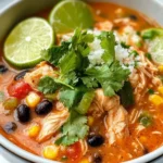 Homemade Slow Cooker Chicken Fajita Soup recipe photo