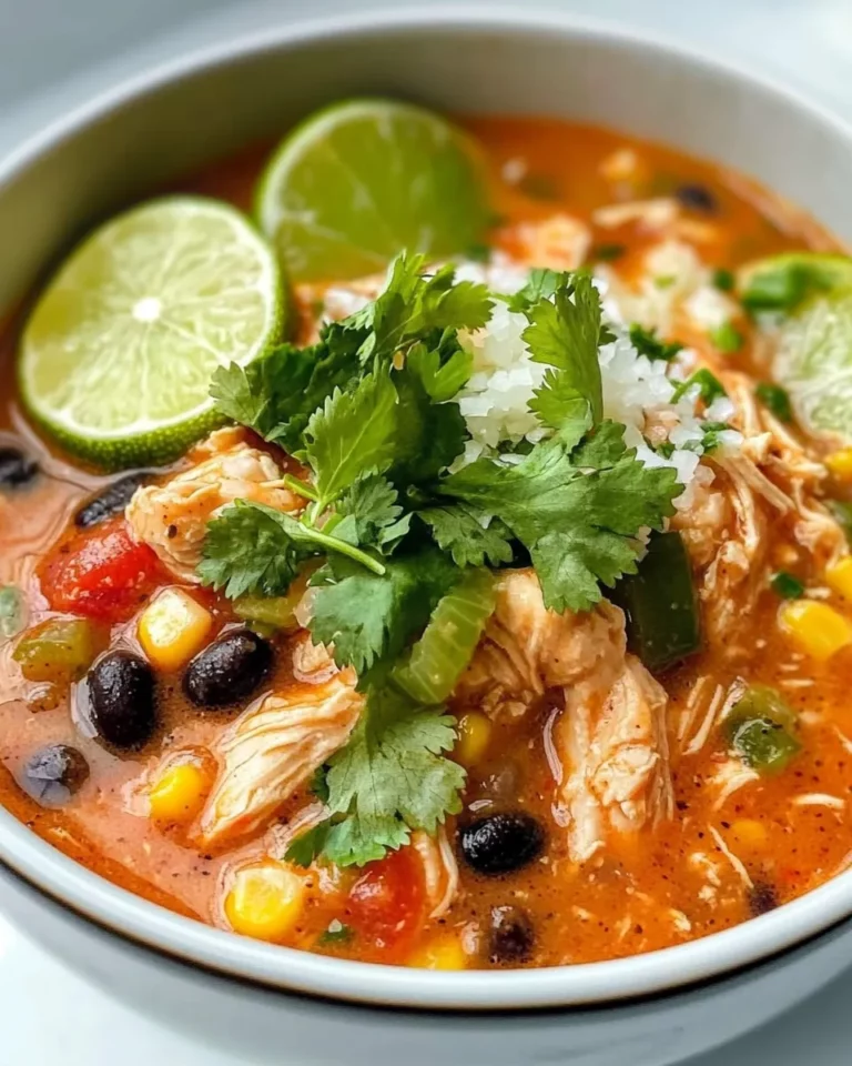 Homemade Slow Cooker Chicken Fajita Soup recipe photo