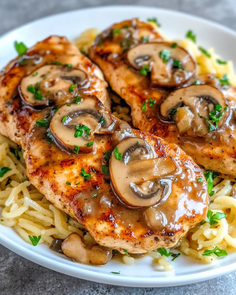 Homemade Slow Cooker Chicken Marsala photo