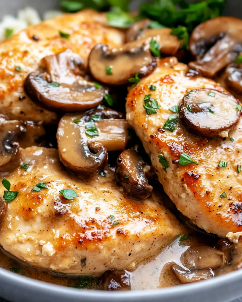 Classic Slow Cooker Chicken Marsala image