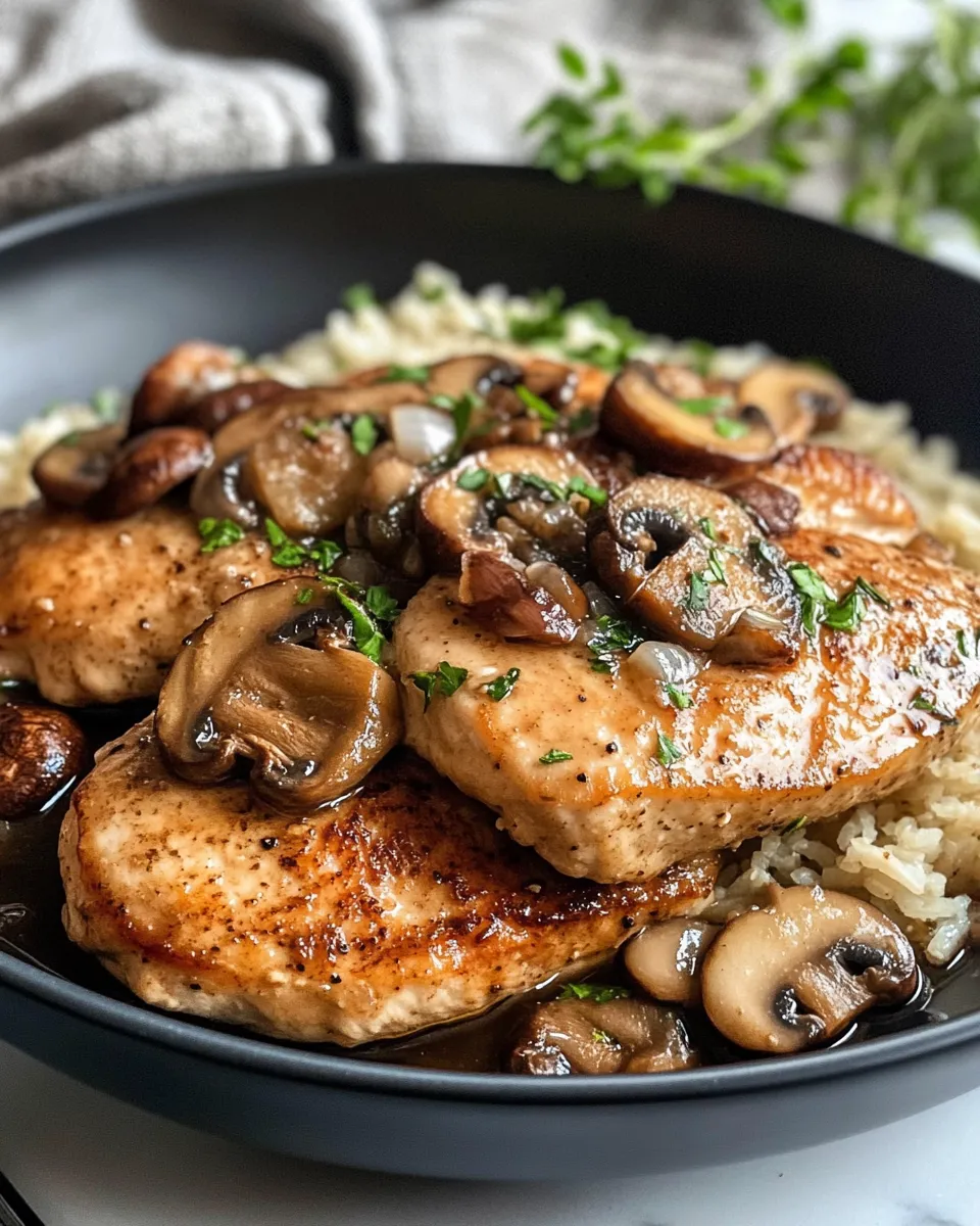 Easy Slow Cooker Chicken Marsala recipe photo