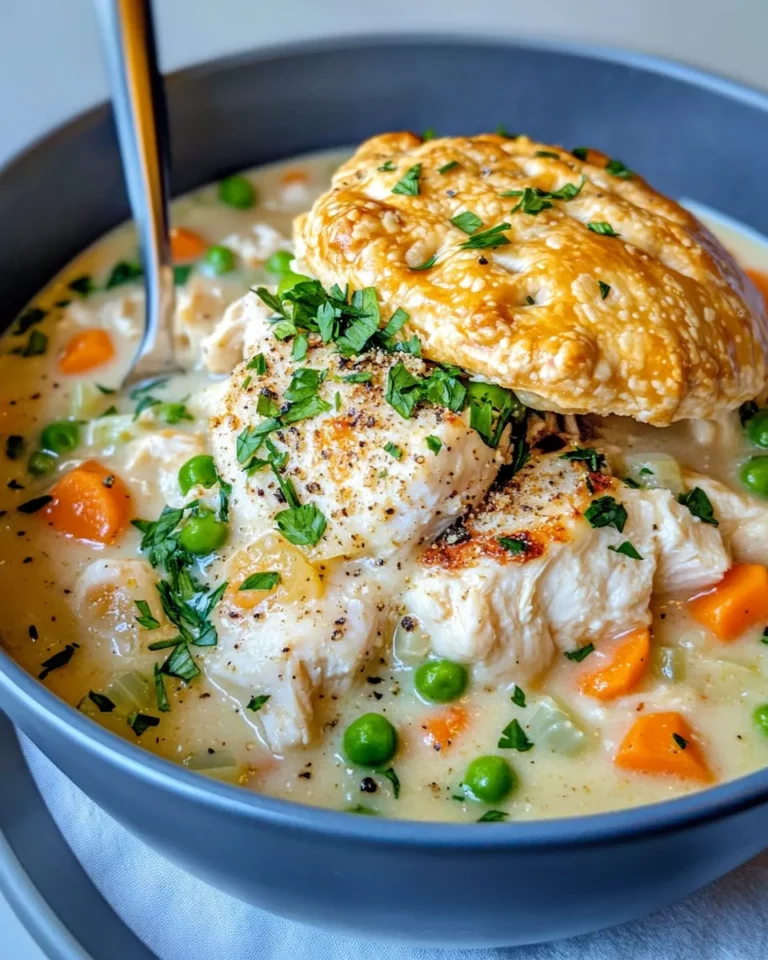 Homemade Slow Cooker Chicken Pot Pie Stew photo