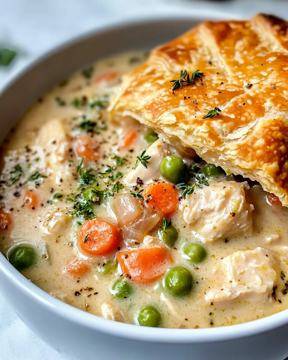Delicious Slow Cooker Chicken Pot Pie Stew dish photo