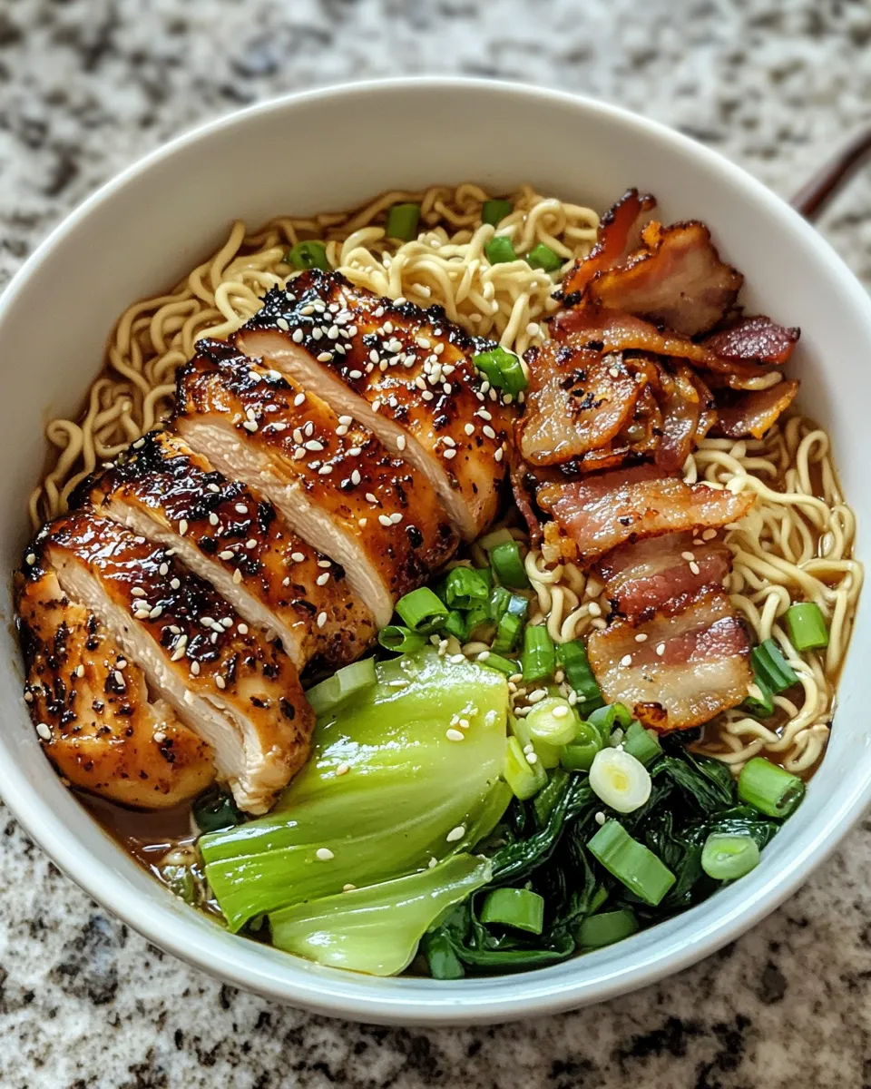 Delicious Slow Cooker Chicken Ramen (Weeknight Cozy) food shot