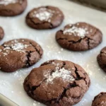 Homemade Soft Chocolate Crinkle Cookies (Holiday) recipe photo