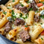 Homemade Steak & Blue Cheese Rigatoni Bake photo