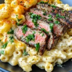 Homemade Steak & Chimichurri Mac and Cheese recipe photo