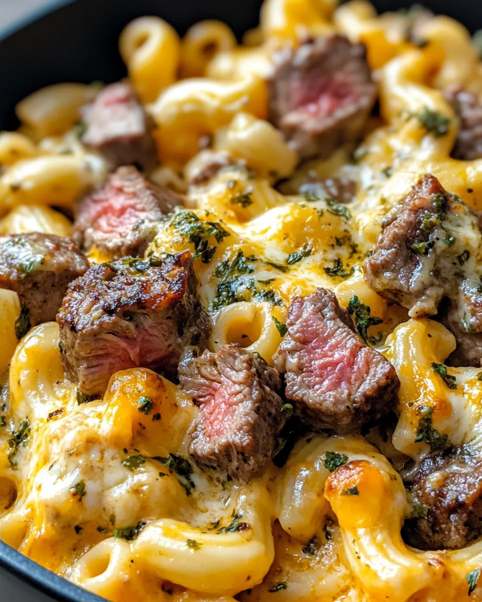 Classic Steak & Green Chile Mac and Cheese image