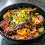 Homemade Steak & Loaded Baked Potato Gnocchi recipe photo