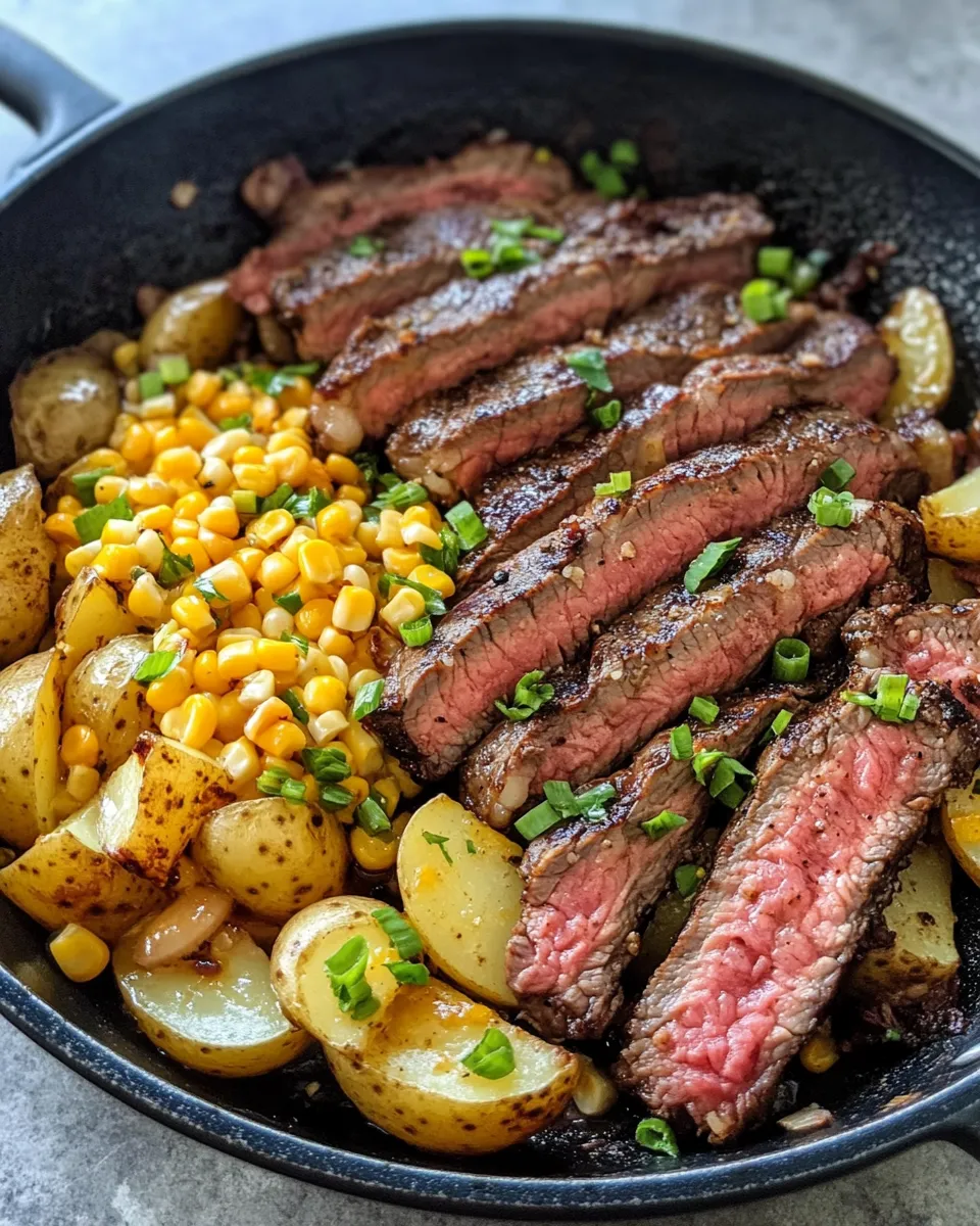 Classic Steak & Loaded Ranch Potato Skillet image