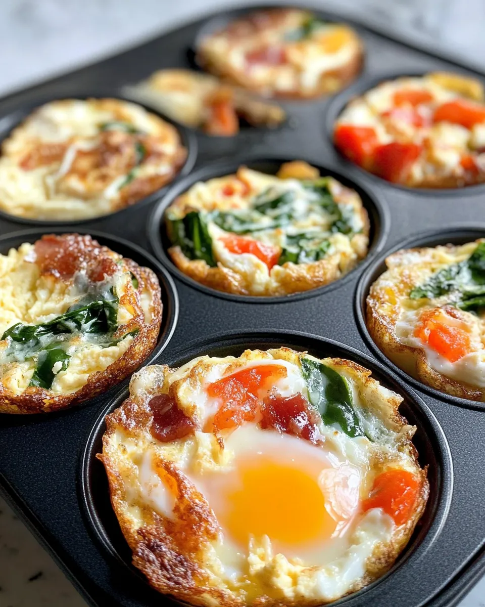 Easy Veggie Egg Muffins (Freezer-Friendly) food shot