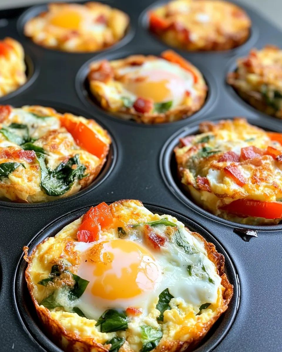 Delicious Veggie Egg Muffins (Freezer-Friendly) plate image