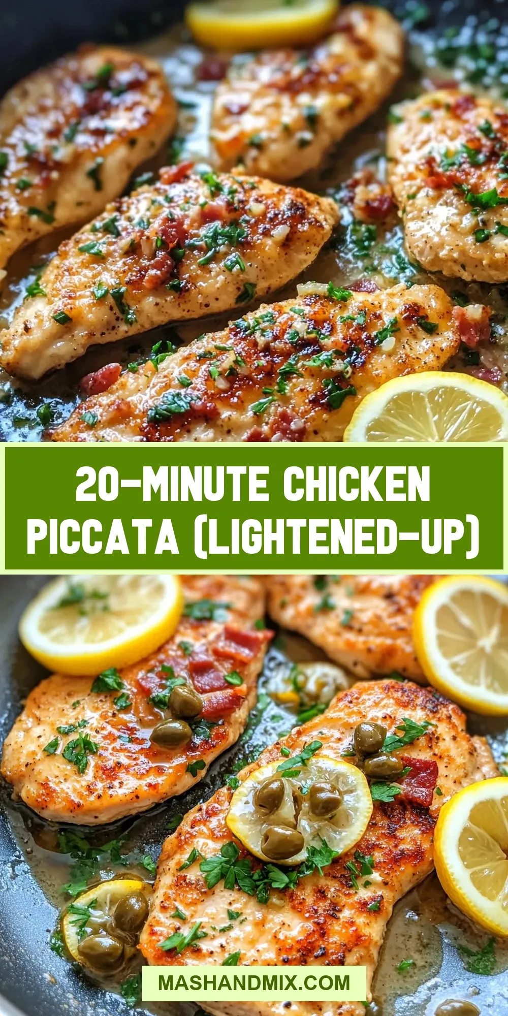 Easy 20-Minute Chicken Piccata (Lightened-Up) Recipe