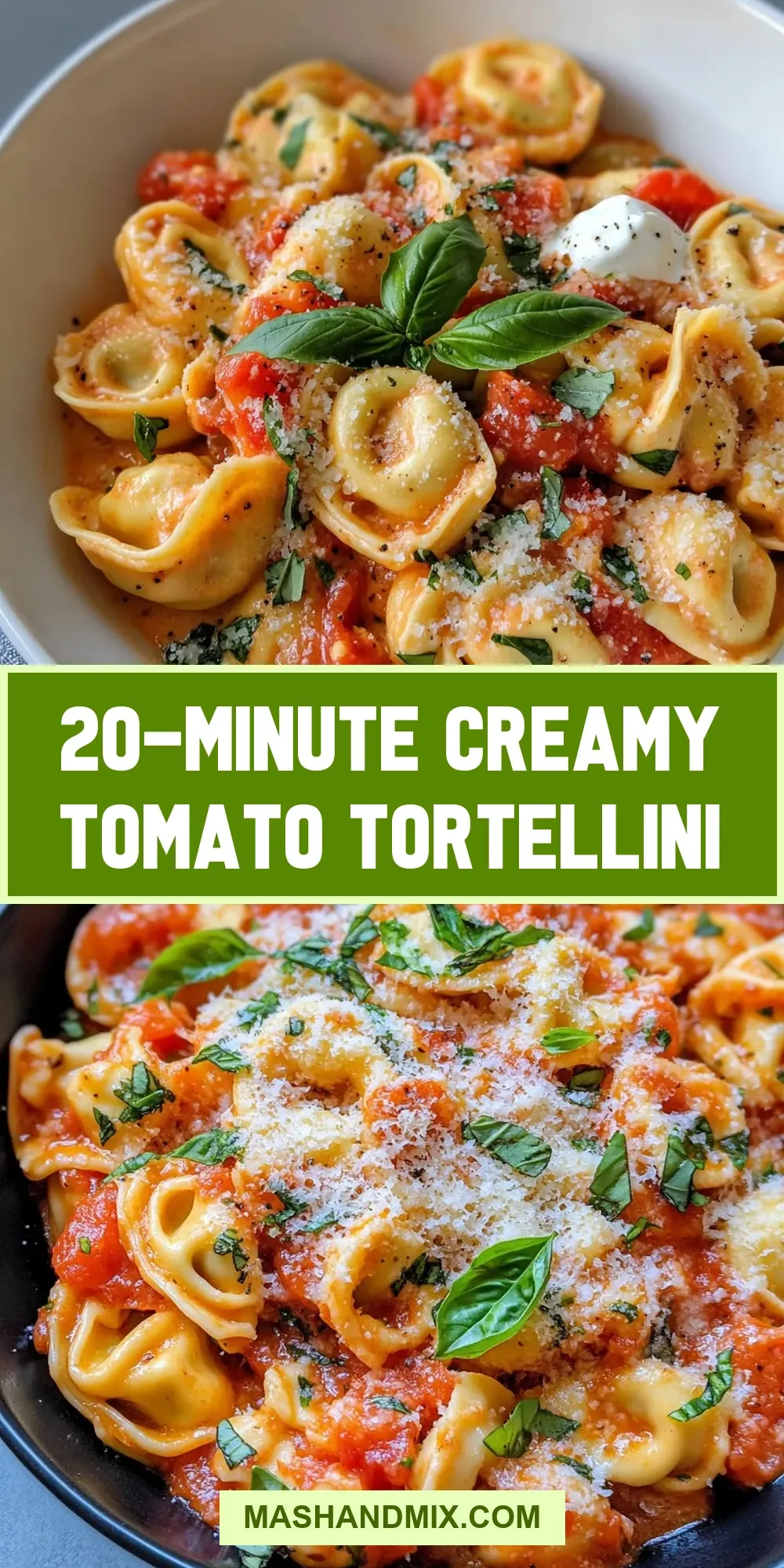 20-Minute Creamy Tomato Tortellini Recipe