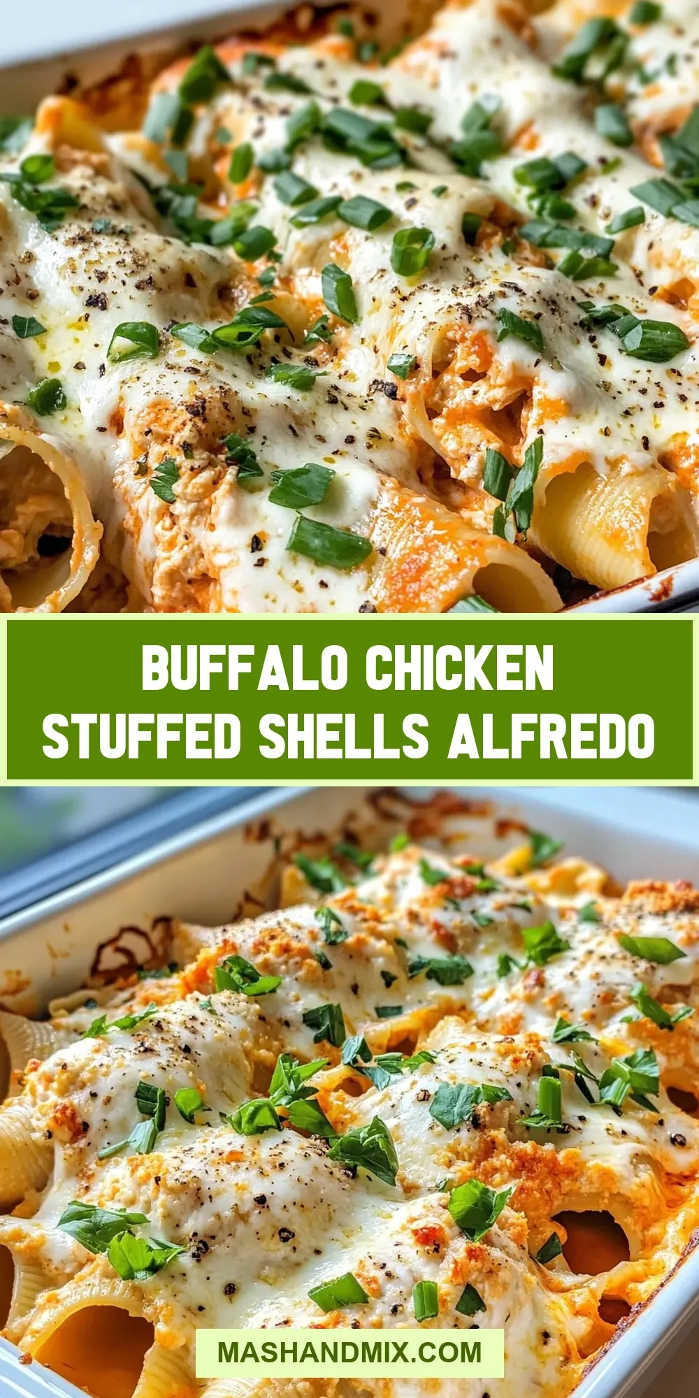 How To Make Perfect Buffalo Chicken Stuffed Shells Alfredo