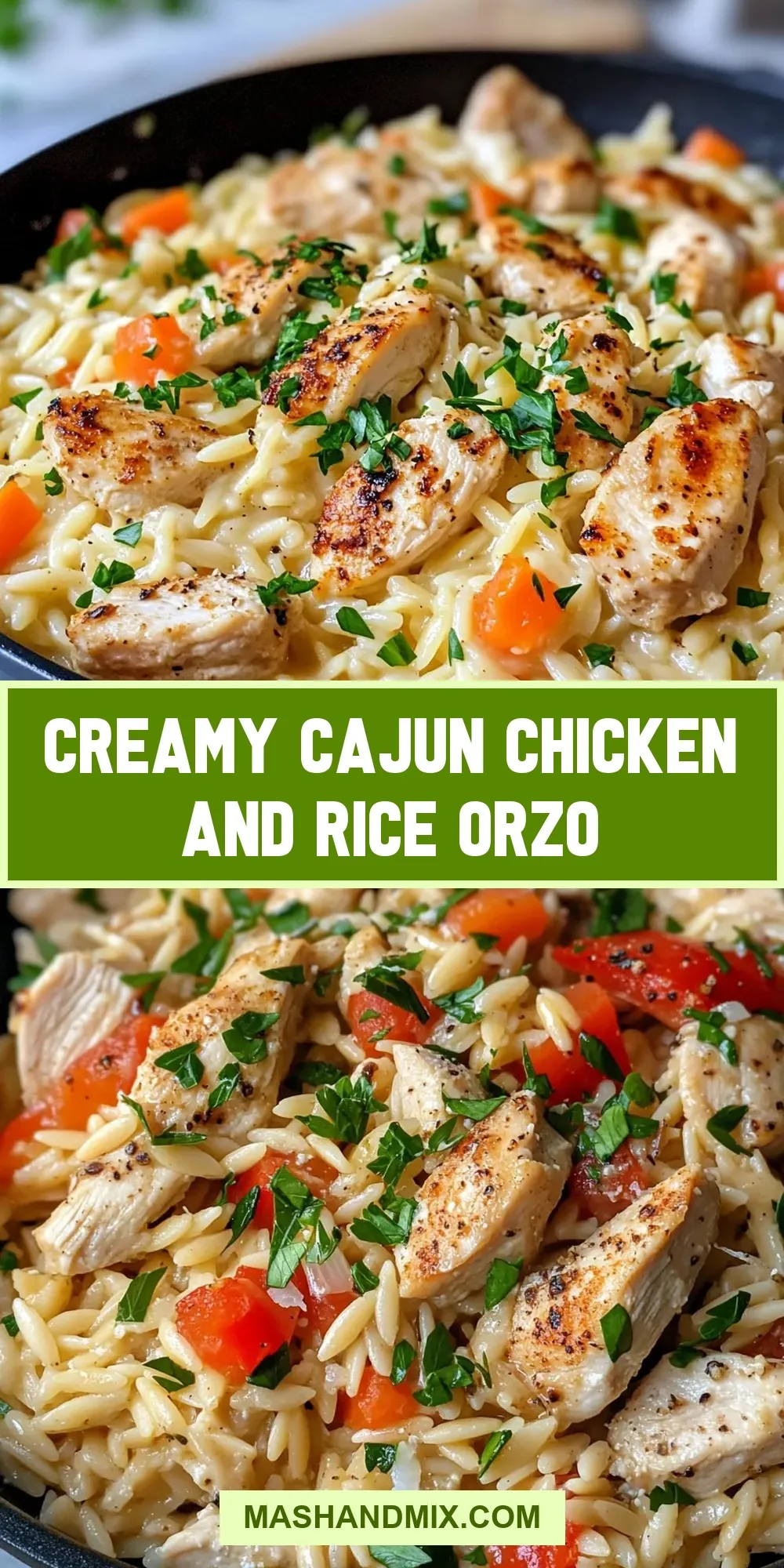 How To Make Fresh Creamy Cajun Chicken And Rice Orzo