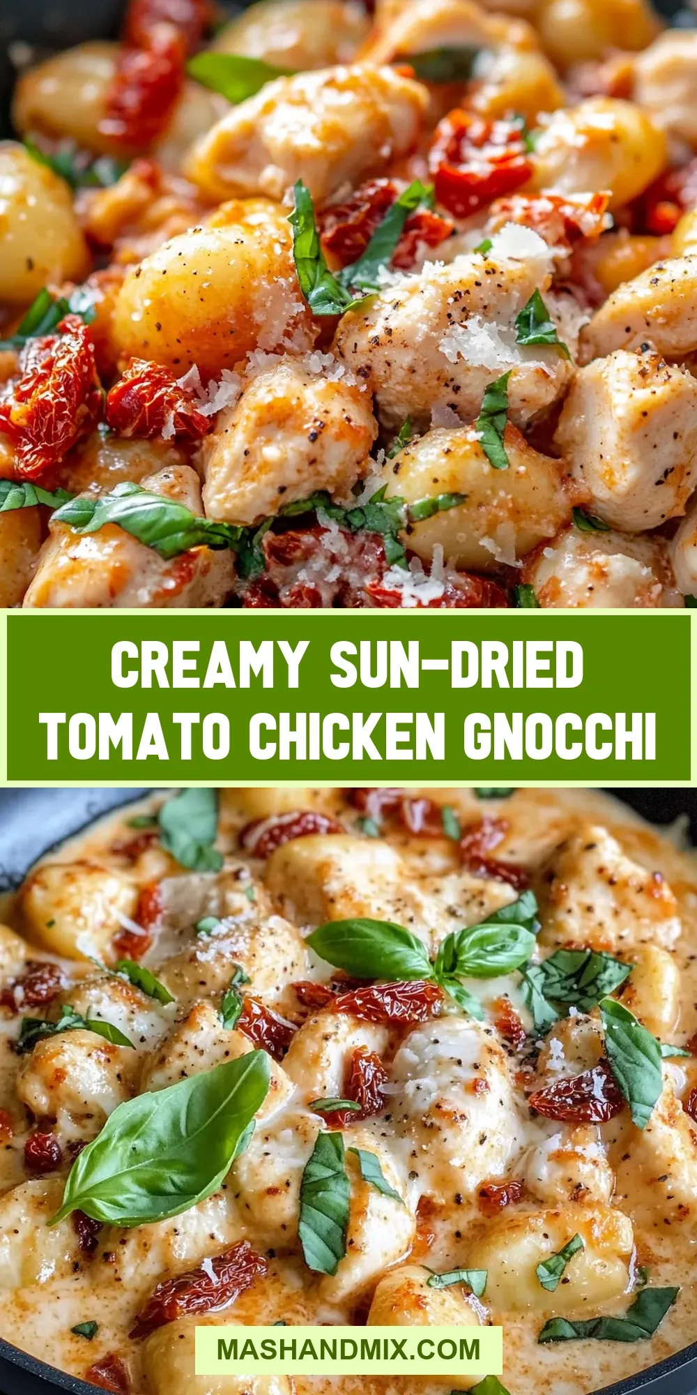 The Best Creamy Sun-Dried Tomato Chicken Gnocchi Ever