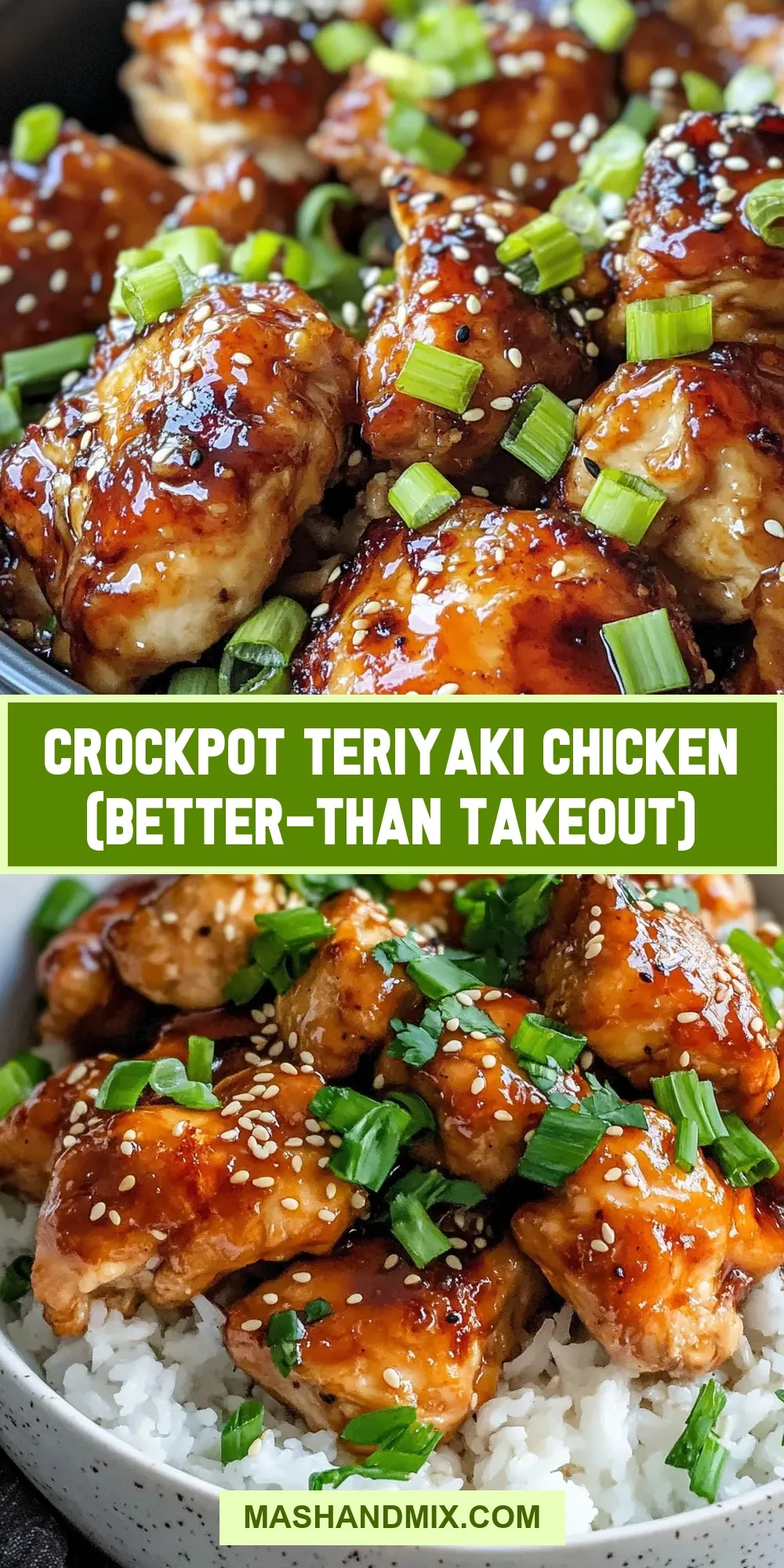 Easy Crockpot Teriyaki Chicken (Better-Than Takeout) Recipe