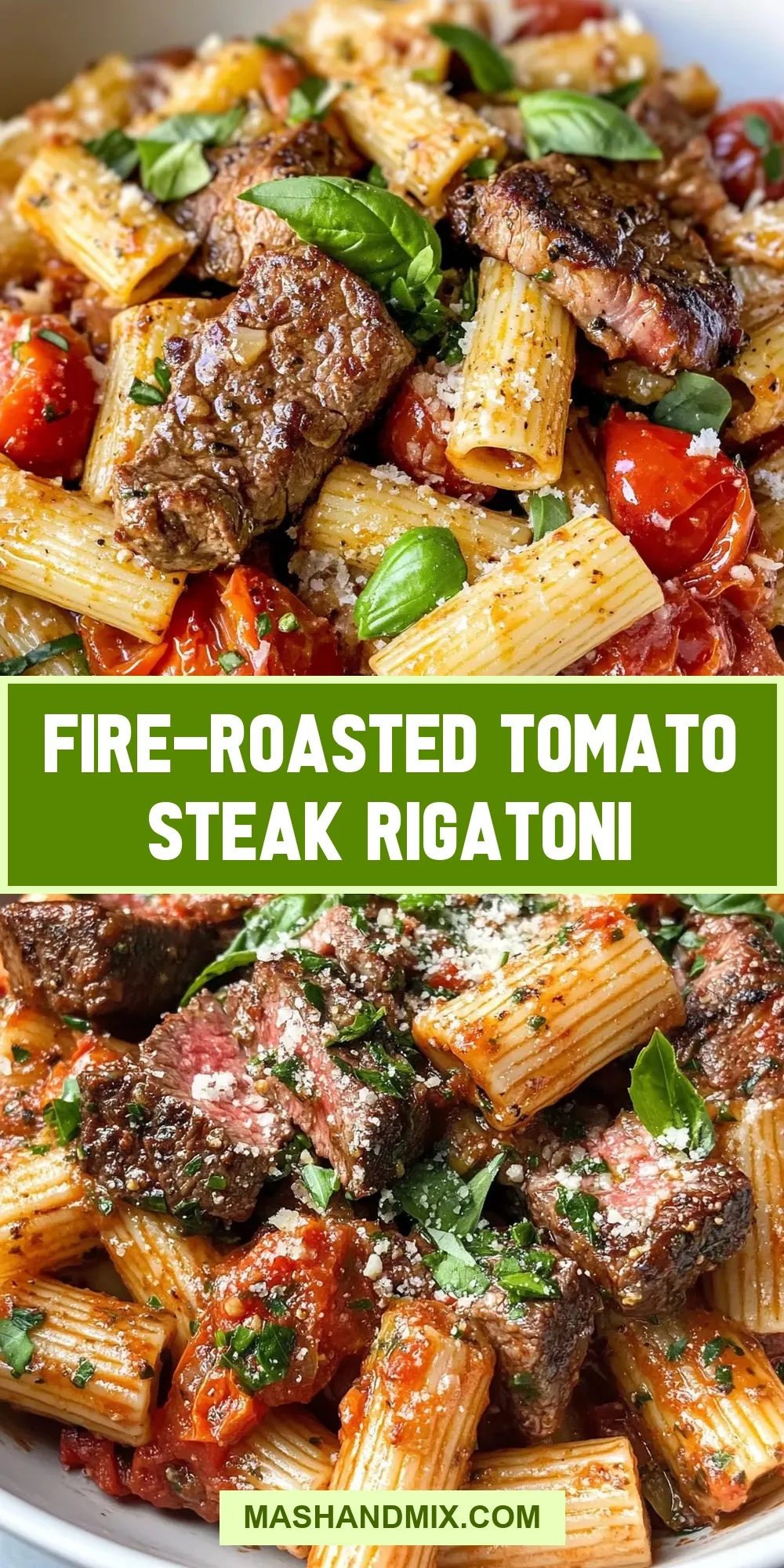 Fire-Roasted Tomato Steak Rigatoni Recipe