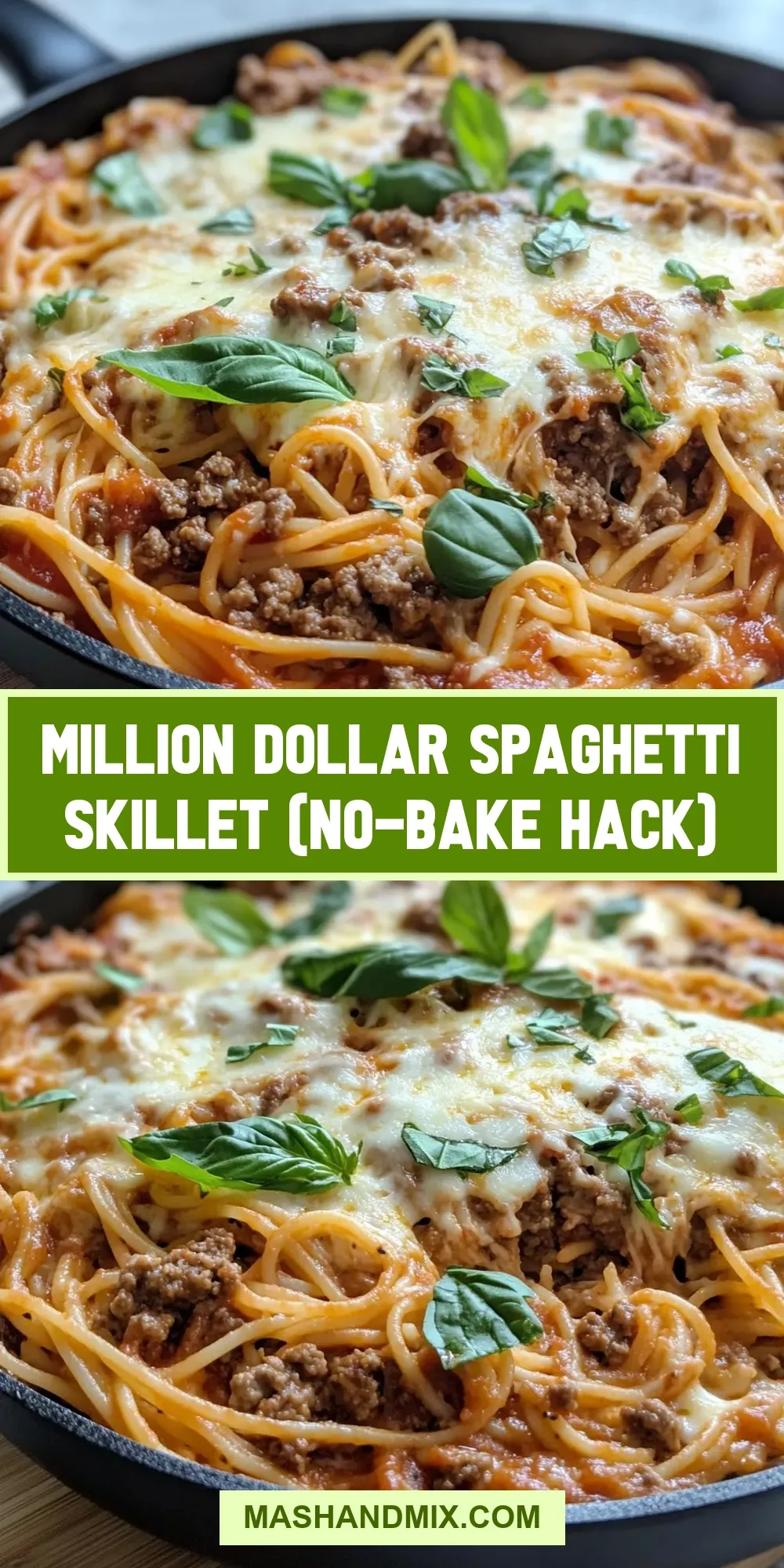 Million Dollar Spaghetti Skillet (No-Bake Hack) Recipe