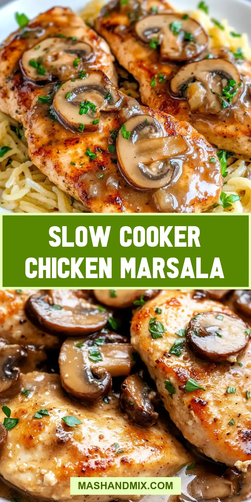 Slow Cooker Chicken Marsala Recipe