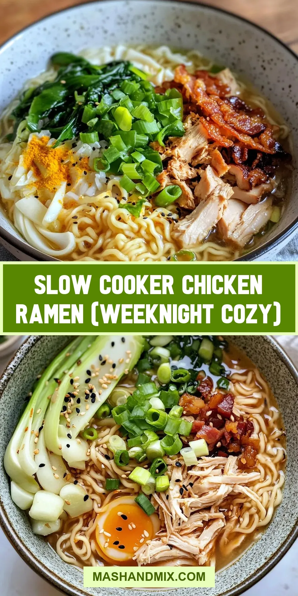 Slow Cooker Chicken Ramen (Weeknight Cozy) (Tasty & Delicious)