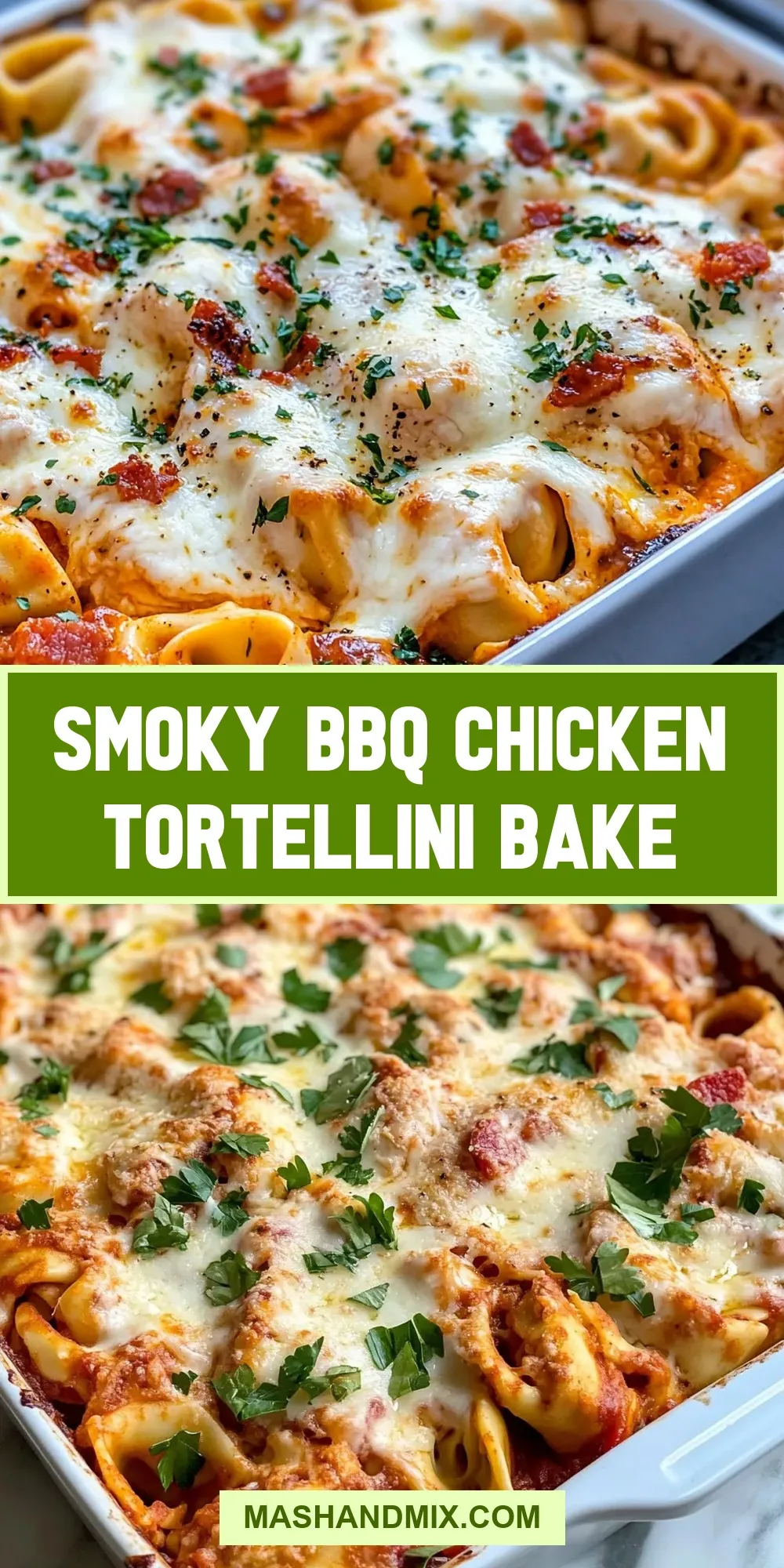 Easy Smoky Bbq Chicken Tortellini Bake Recipe