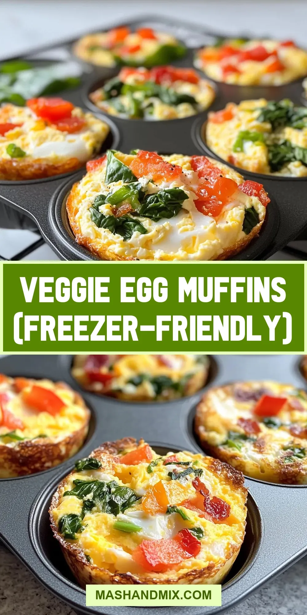 How To Make Perfect Veggie Egg Muffins (Freezer-Friendly)