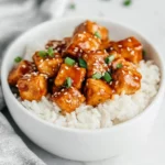 Homemade Air Fryer Sweet Chili Tofu photo