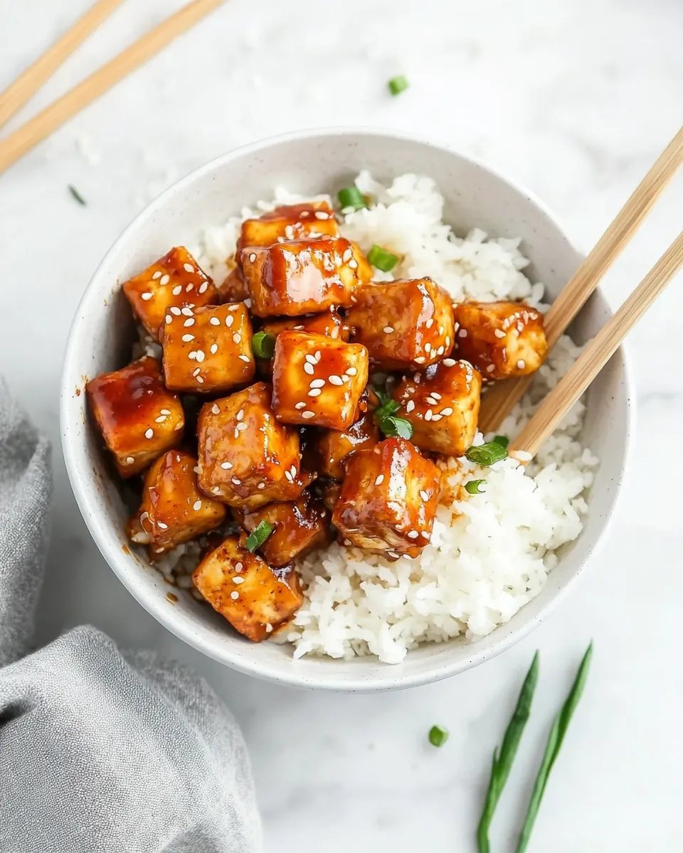 Classic Air Fryer Sweet Chili Tofu image