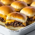 Homemade Baked Cheeseburger Sliders photo