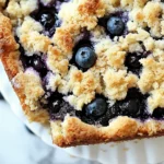 Homemade Blueberry Coffee Cake Recipe with Crumb Topping photo