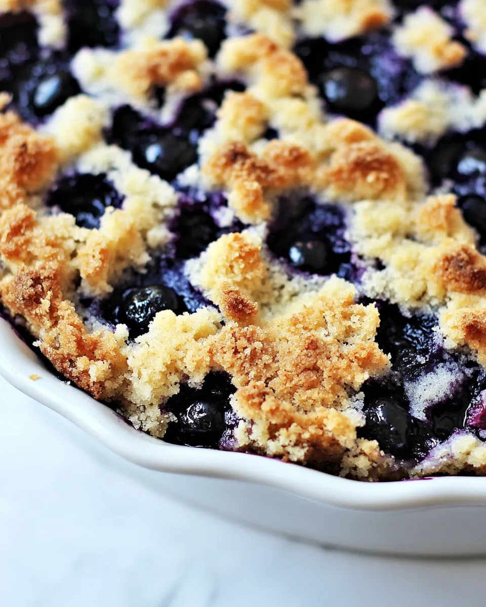 Classic Blueberry Coffee Cake Recipe with Crumb Topping image