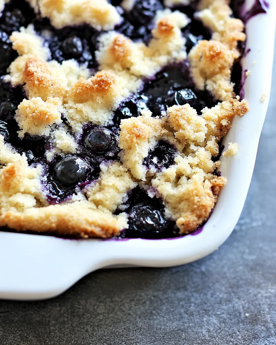 Delicious Blueberry Coffee Cake Recipe with Crumb Topping dish photo