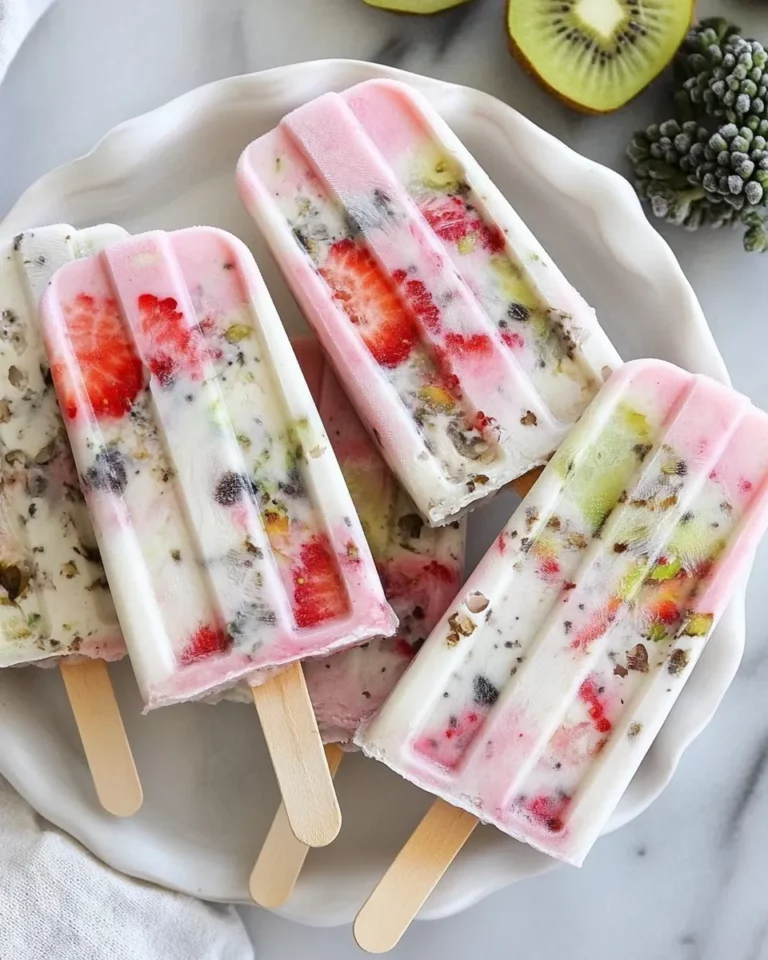 Homemade Breakfast Popsicles recipe photo