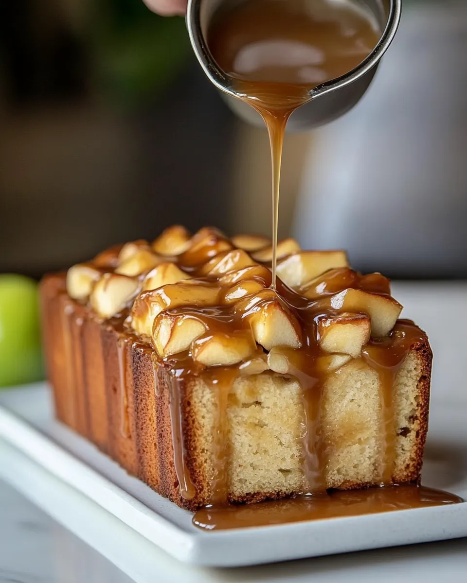 Homemade Caramel Cheesecake Stuffed Apple Bread photo