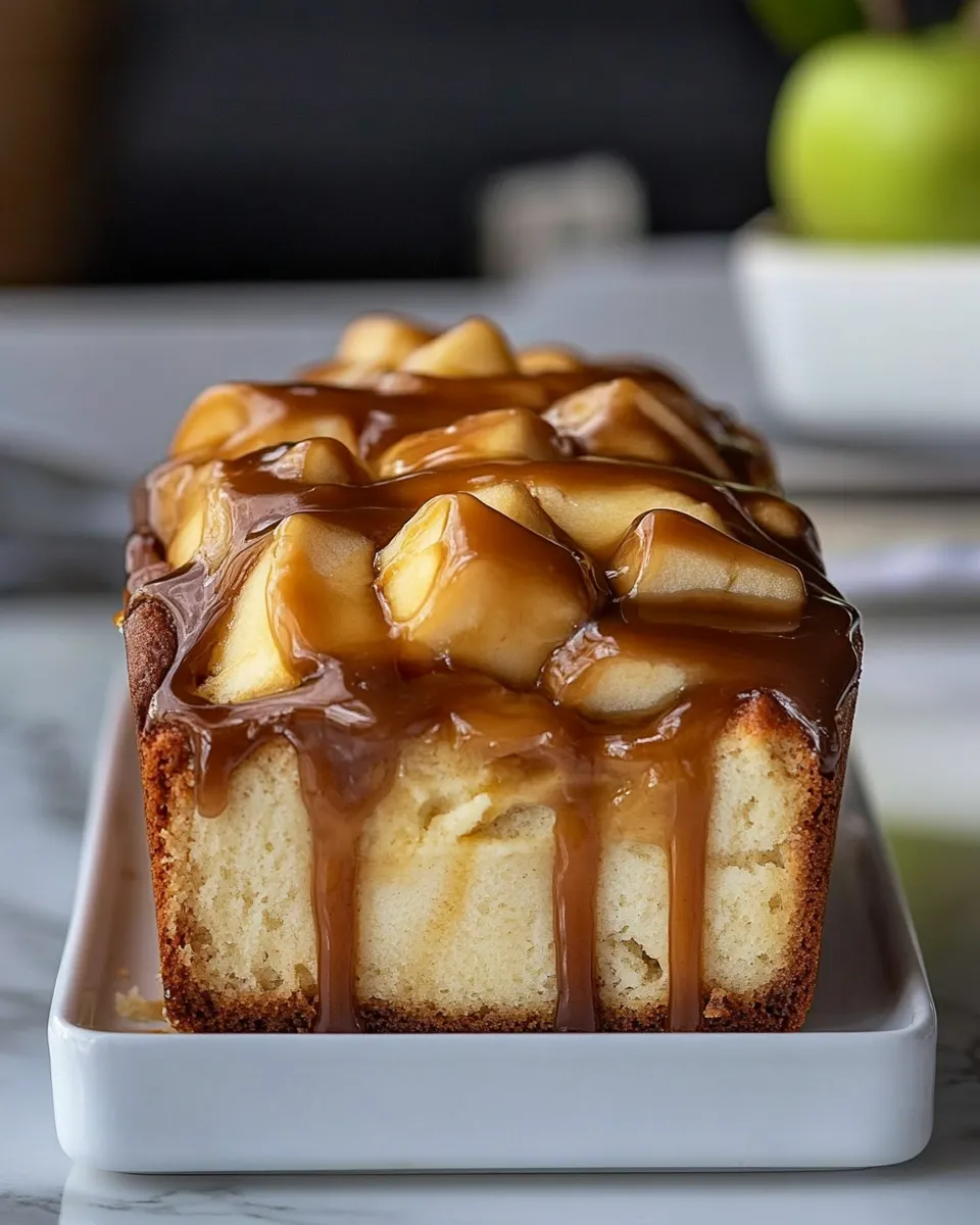 Classic Caramel Cheesecake Stuffed Apple Bread image