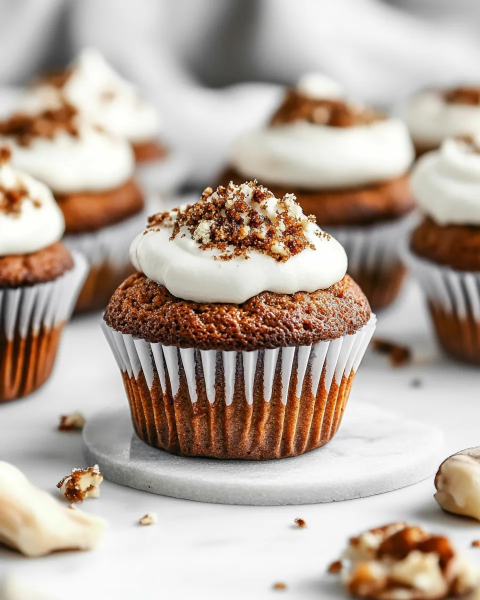 Homemade Carrot Cake Cupcakes photo