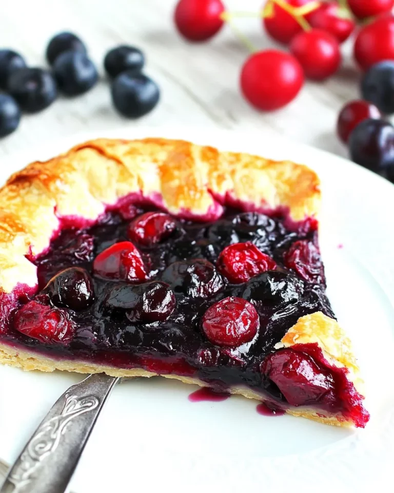 Homemade Cherry Galette Recipe photo