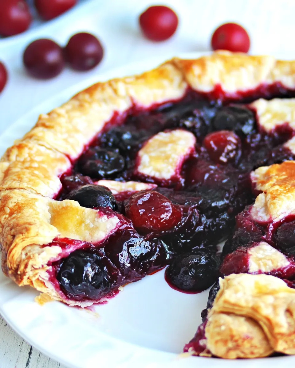 Easy Cherry Galette Recipe recipe photo