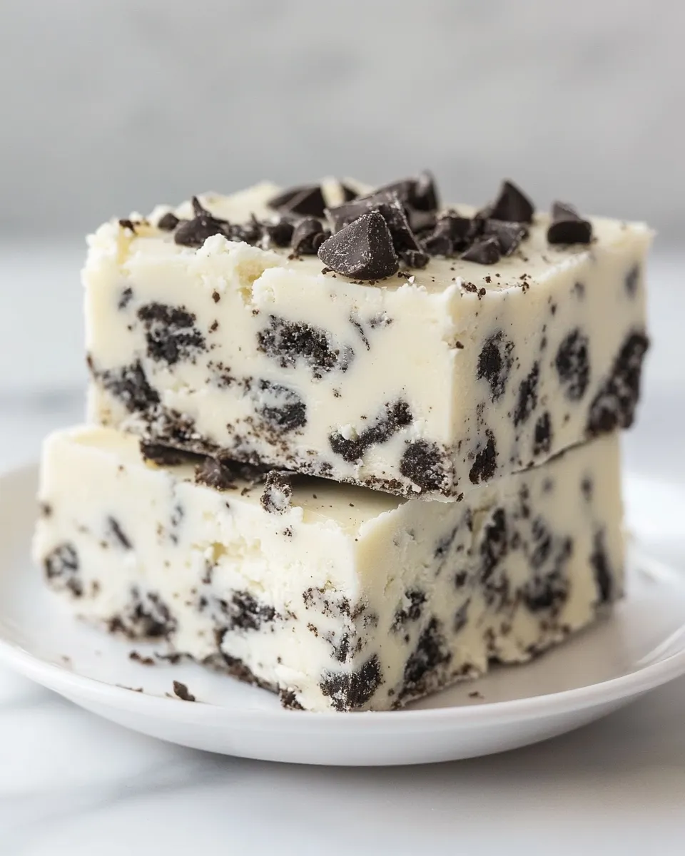 Delicious Cookies and Cream Fudge dish photo