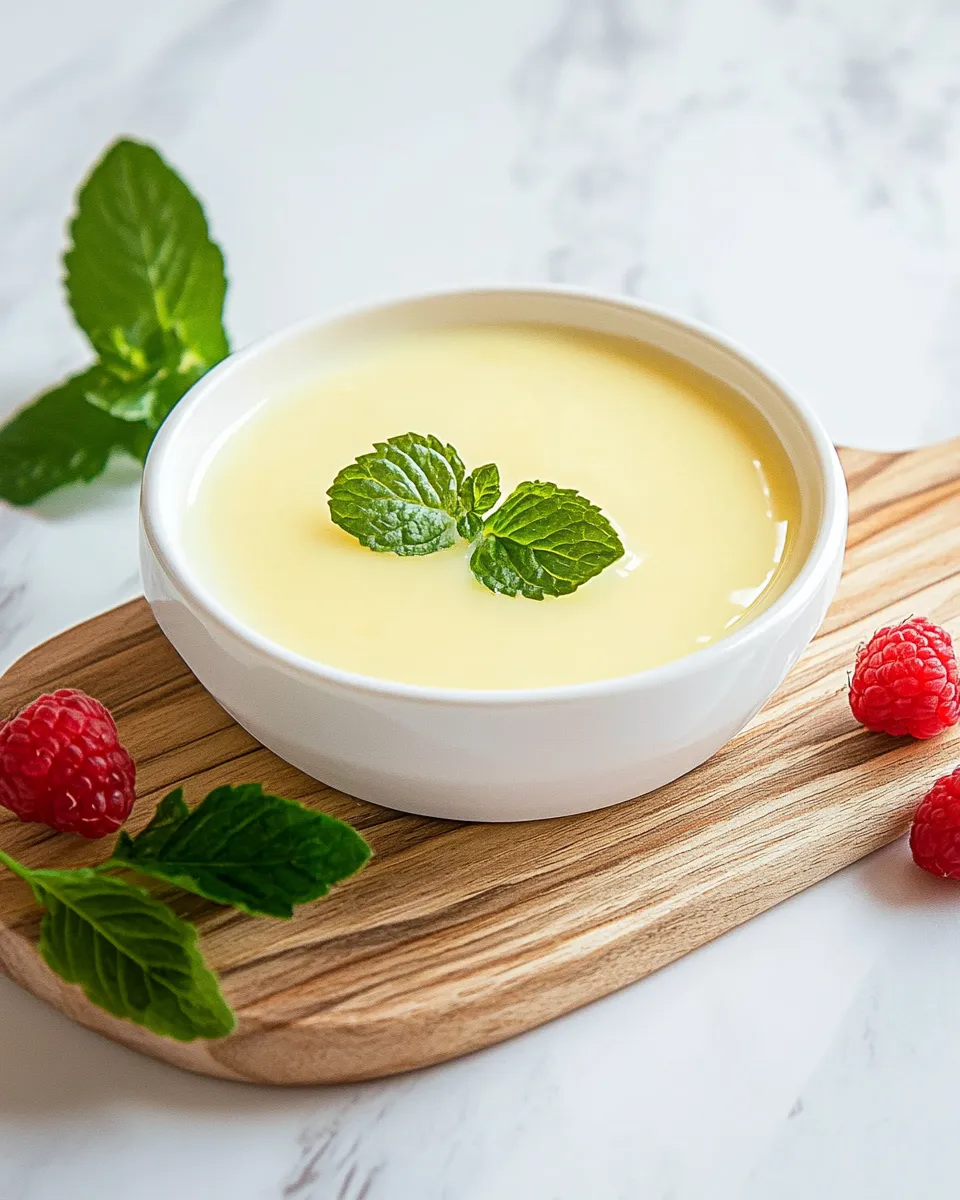 Easy Custard Recipe shot