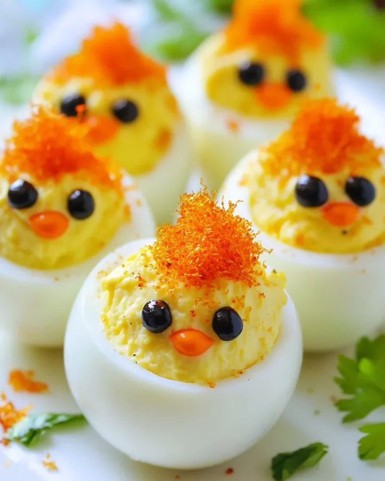 Homemade Deviled Egg Chicks recipe photo