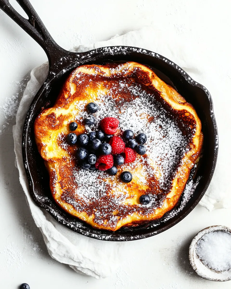 Easy Dutch Baby Recipe (German Pancakes) recipe image